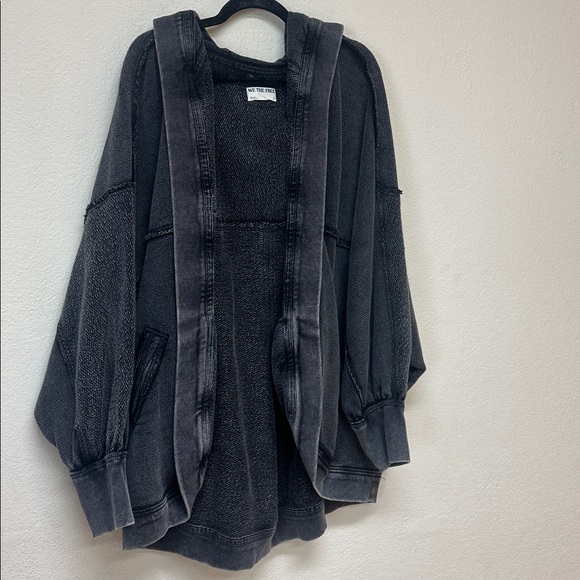 Free People Gray Oversized Jacket - Picture 5 of 6